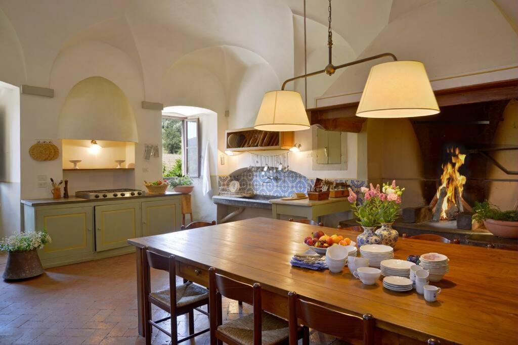 Castello Di Galbino Villa Anghiari Luaran gambar
